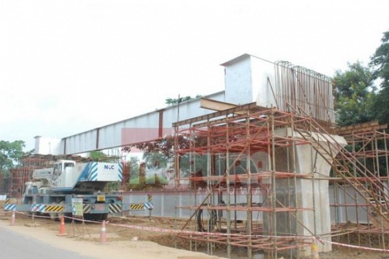 Tripura’s first flyover construction underway in full swing, construction agency engaged in fixing iron guard and pier cap, quality work is given the utmost priority: Flyover project head talks to TIWN Tripura’s first flyover construction underway in full swing, construction agency engaged in fixing iron guard and pier cap, quality work is given the utmost priority: Flyover project head talks to TIWN